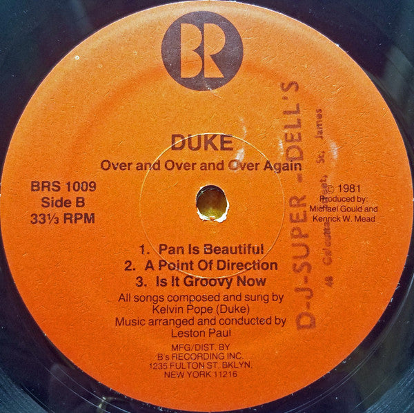 Duke* : Over And Over And Over Again (LP, Album)