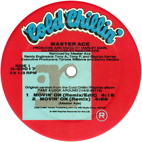Master Ace* : Movin' On (12", Maxi)