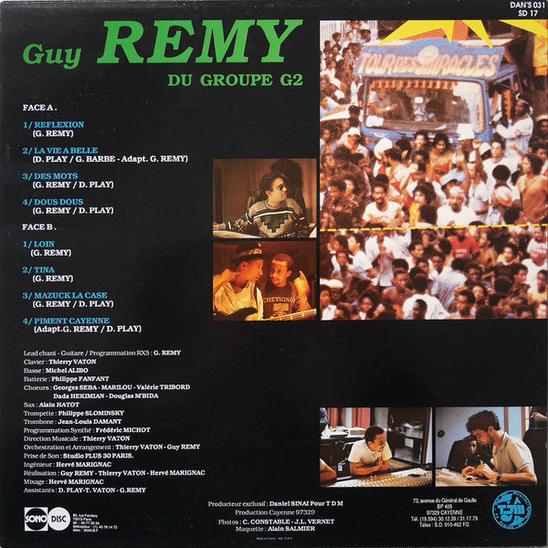 Guy Remy : Guy Remy Du Groupe G2 (LP)