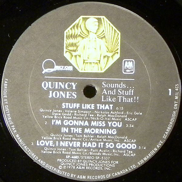 Quincy Jones : Sounds ... And Stuff Like That!! (LP, Album)
