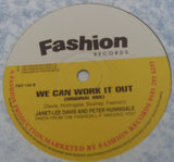 Janet Lee Davis And Peter Hunnigale : We Can Work It Out (12")