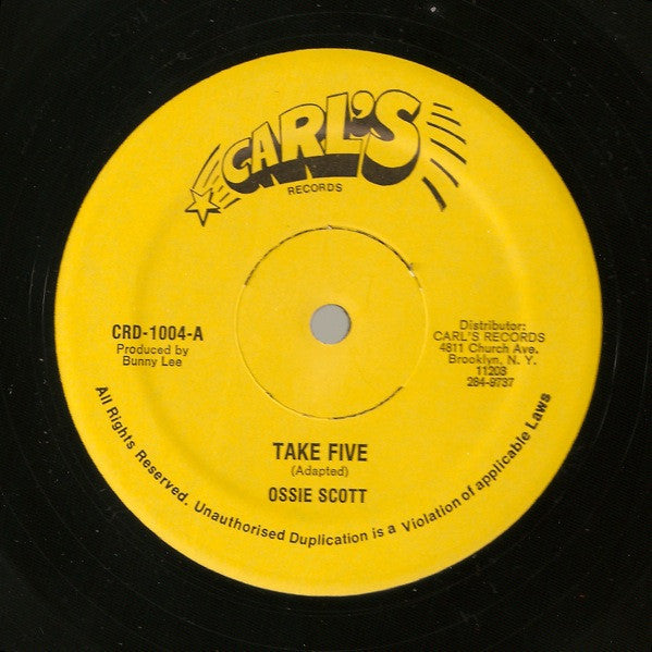 Ossie Scott : Take Five (12")