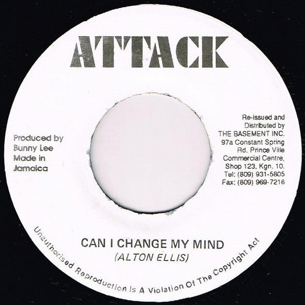 Alton Ellis : Can I Change My Mind / Roomful Of Tears (7", RE)