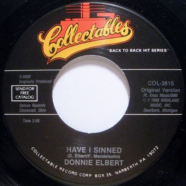 Donnie Elbert : Have I Sinned / What Can I Do (7", Single)