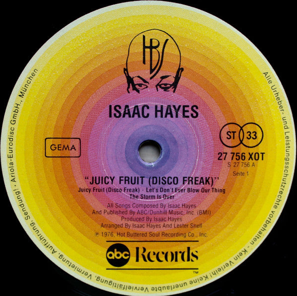 Isaac Hayes : Juicy Fruit (Disco Freak) (LP, Album, Gat)