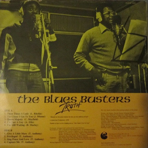The Blues Busters : Truth (LP, Album)