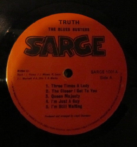 The Blues Busters : Truth (LP, Album)