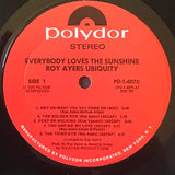 Roy Ayers Ubiquity : Everybody Loves The Sunshine (LP, Album, Mon)