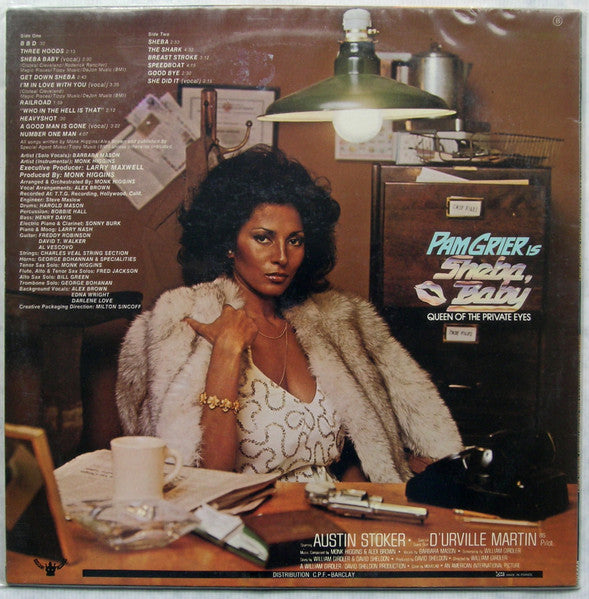 Monk Higgins & Alex Brown, Barbara Mason : Sheba, Baby, Original Motion Picture Soundtrack (LP, Album)