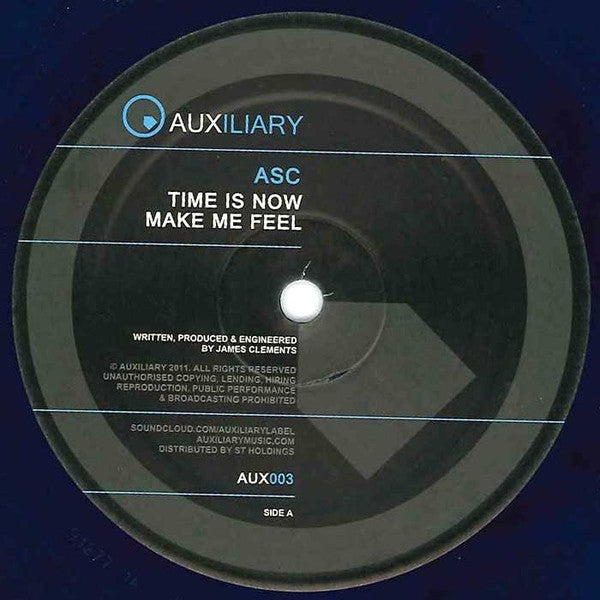 ASC : Time Is Now (12", Blu)