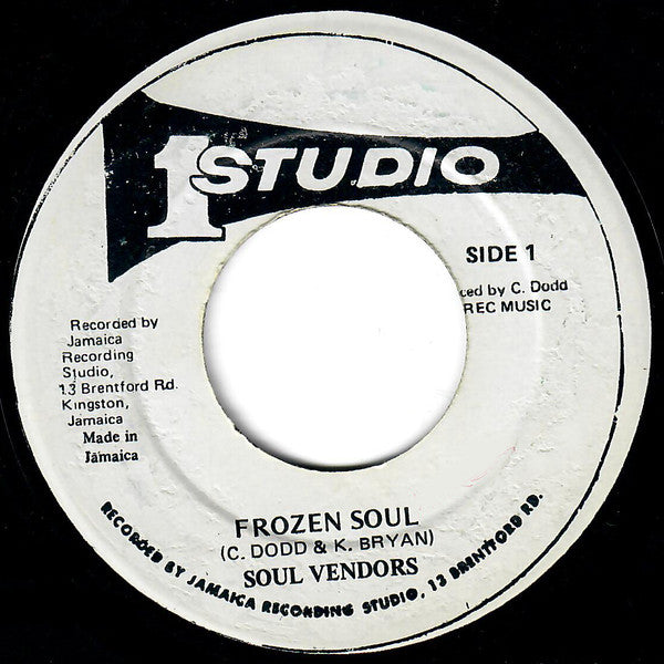 The Soul Vendors : Frozen Soul (7", Single, RE)