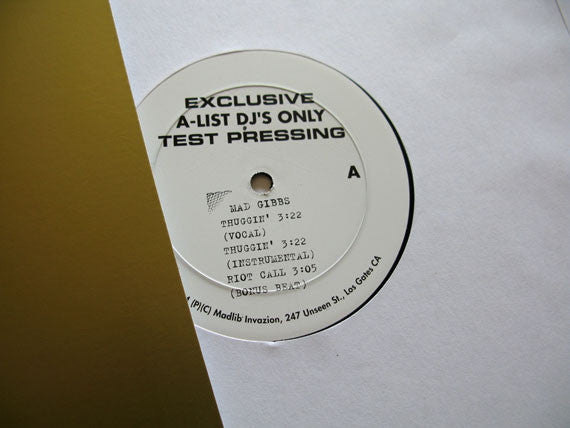 Freddie Gibbs & Madlib : Thuggin' EP (12", EP, Ltd)