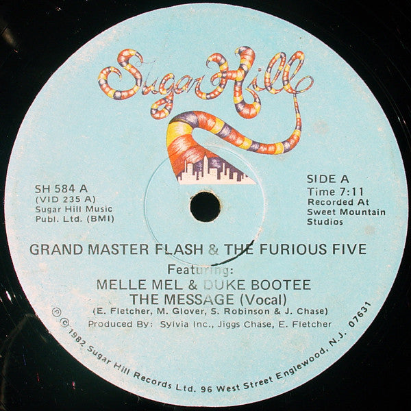 Grand Master Flash & The Furious Five* : The Message (12")
