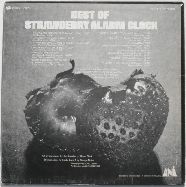 Strawberry Alarm Clock : The Best Of Strawberry Alarm Clock (LP, Comp)