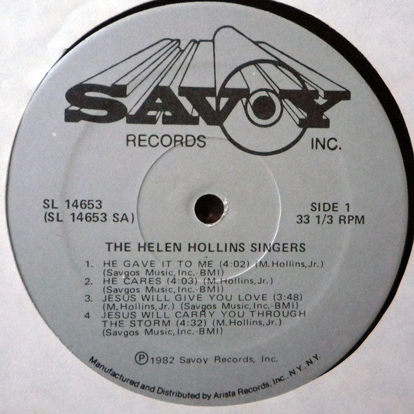 The Helen Hollins Singers : He Gave It To Me (LP, Album)