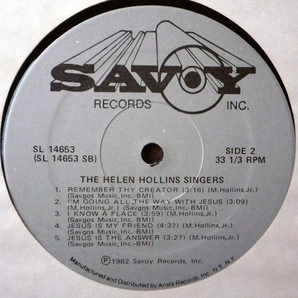 The Helen Hollins Singers : He Gave It To Me (LP, Album)