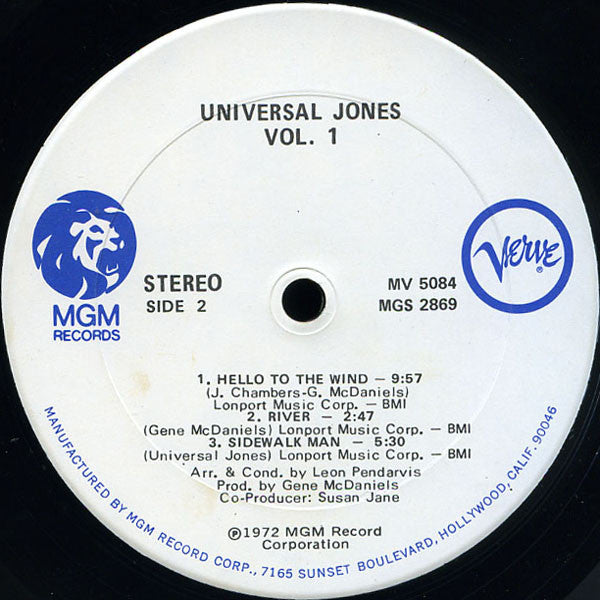 Universal Jones (2) : Vol.1 (LP, Album)