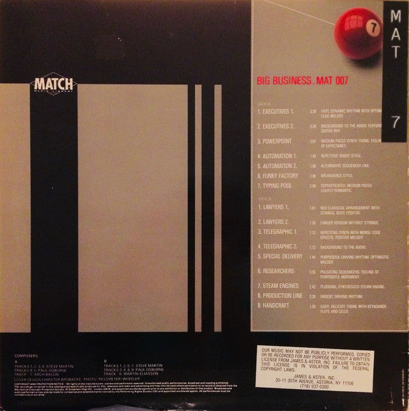 Steve Martin (16) : Big Business (LP)