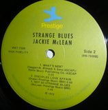 Jackie McLean : Strange Blues (LP, Album, RE, RM)