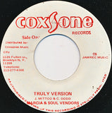 Marcia Griffiths : Truly (7", RP)