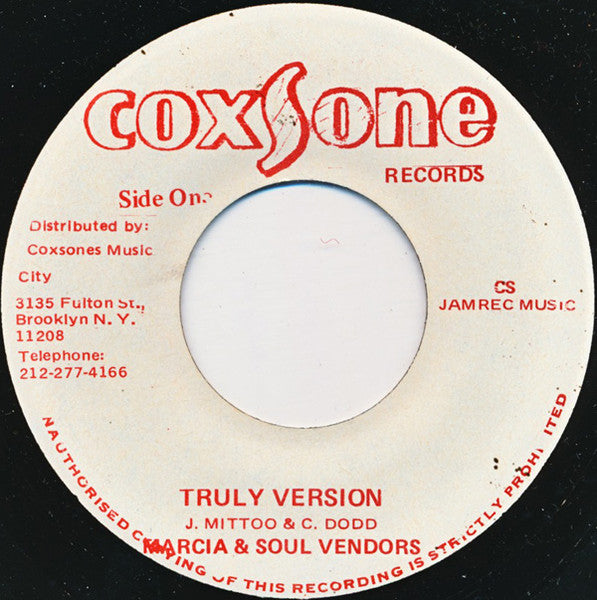 Marcia Griffiths : Truly (7", RP)