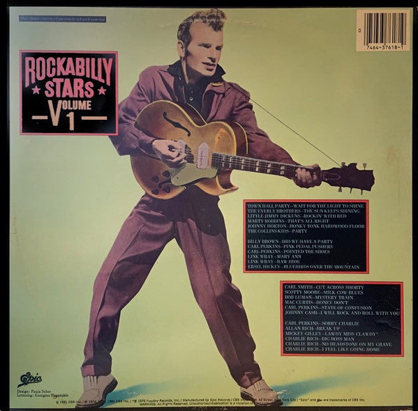 Various : Rockabilly Stars, Volume 1 (2xLP, Album, Comp)