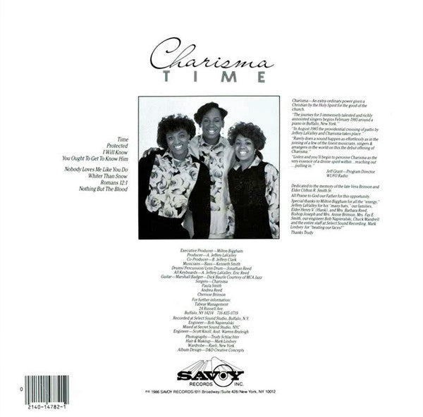 Charisma (21) : Time (LP, Album)