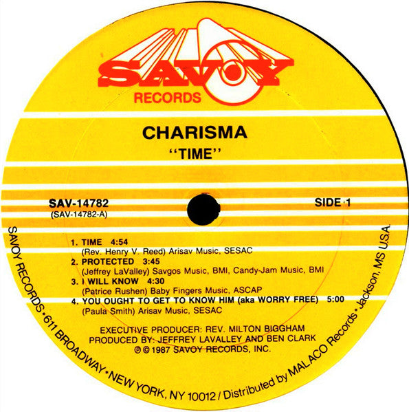 Charisma (21) : Time (LP, Album)