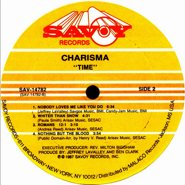 Charisma (21) : Time (LP, Album)