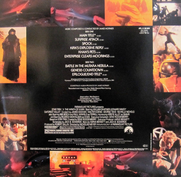 James Horner : Star Trek II: The Wrath Of Khan (LP)