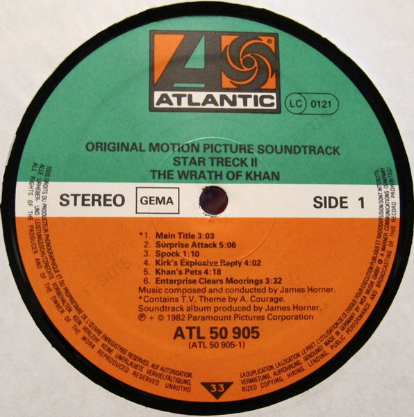 James Horner : Star Trek II: The Wrath Of Khan (LP)
