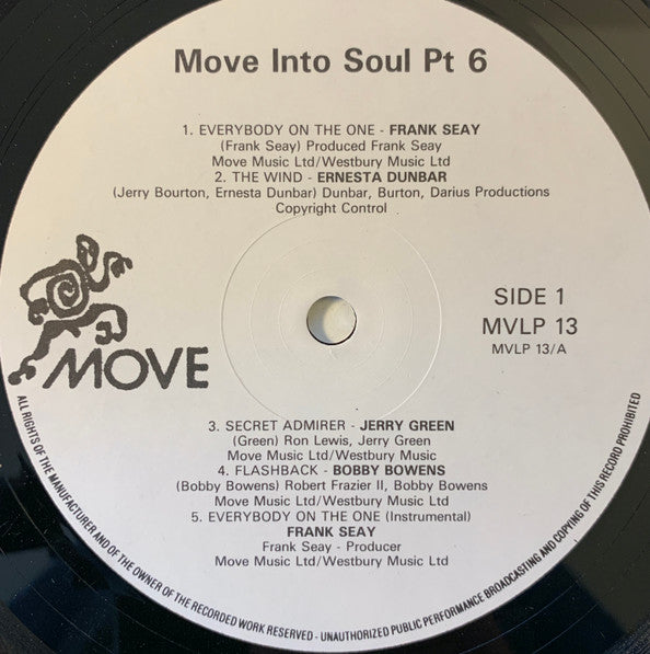 Various : Move Into Soul Part Six (LP, Comp)