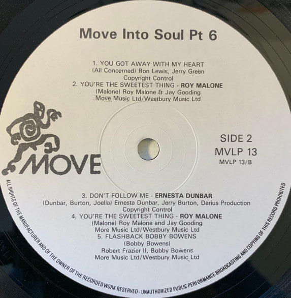 Various : Move Into Soul Part Six (LP, Comp)