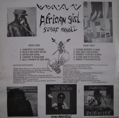 Sugar Minott : African Girl (LP, Yel)