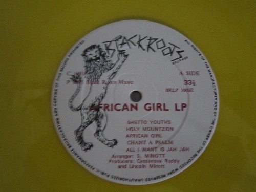 Sugar Minott : African Girl (LP, Yel)