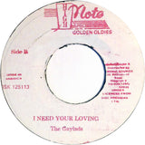 The Gaylads : It's Hard To Confess / I Need Your Loving (7", RE)