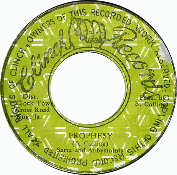 Jah Satta And The Abyssinians : Prophesy (7")