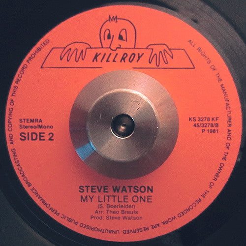Steve Watson (4) : Born To Boogie  (7", Single)
