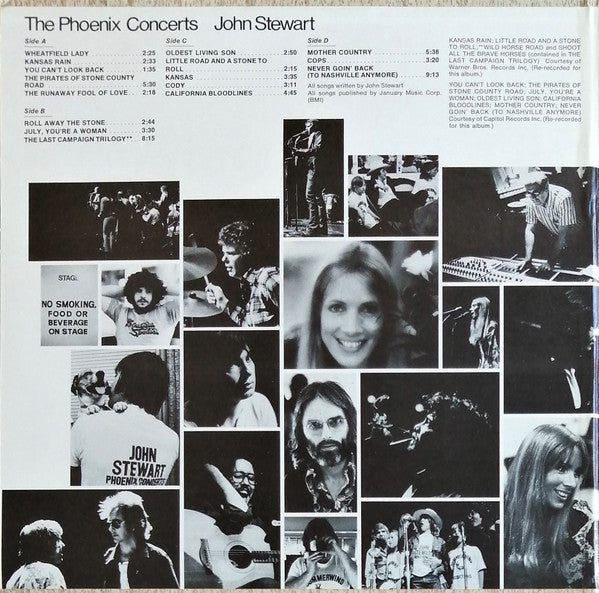 John Stewart (2) : The Phoenix Concerts - Live (2xLP, Album, Ind)