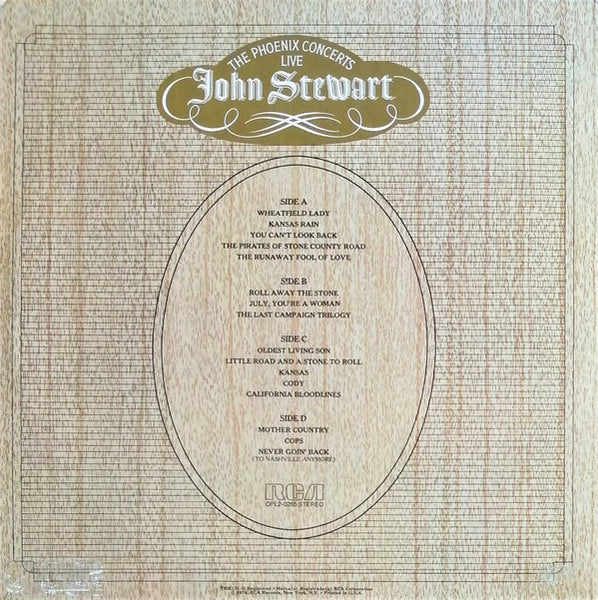 John Stewart (2) : The Phoenix Concerts - Live (2xLP, Album, Ind)
