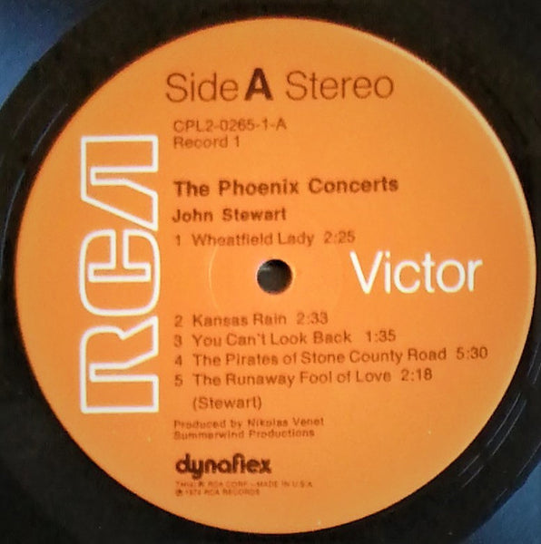 John Stewart (2) : The Phoenix Concerts - Live (2xLP, Album, Ind)