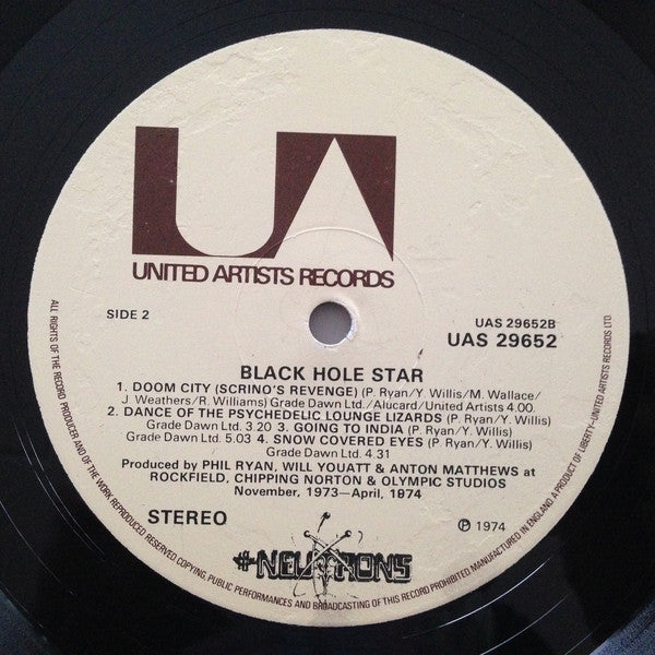The Neutrons : Black Hole Star (LP, Album)