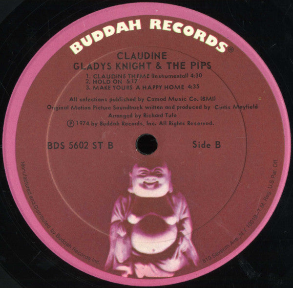 Gladys Knight & The Pips* : Singing The Original Motion Picture Soundtrack / Claudine (LP, Album, PRC)