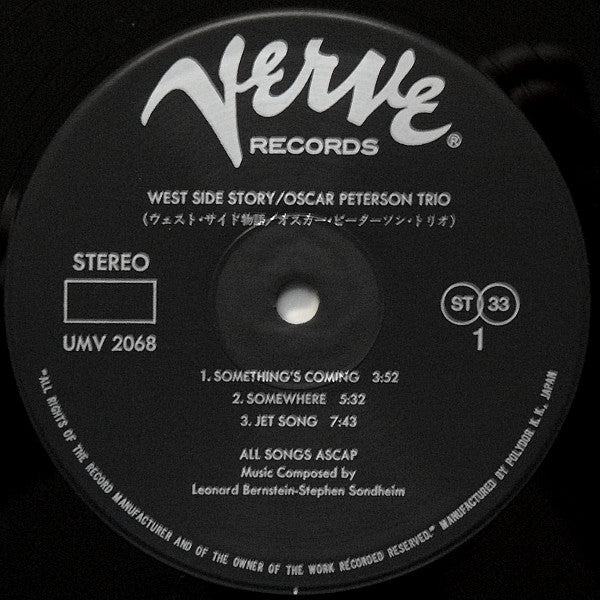 Oscar Peterson Trio* : West Side Story (LP, Album, RE)