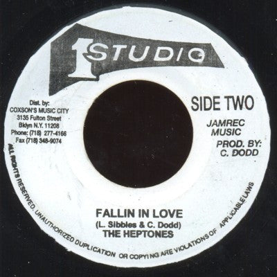 The Heptones : Falling In Love (7", RP)