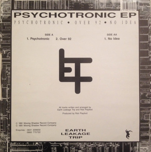 Earth Leakage Trip : Psychotronic EP (12", EP)