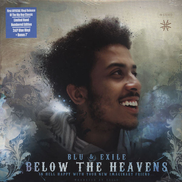 Blu & Exile : Below The Heavens (2xLP, Album, Num, Blu + 7" + Ltd)