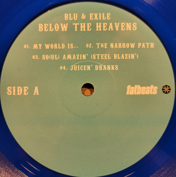 Blu & Exile : Below The Heavens (2xLP, Album, Num, Blu + 7" + Ltd)