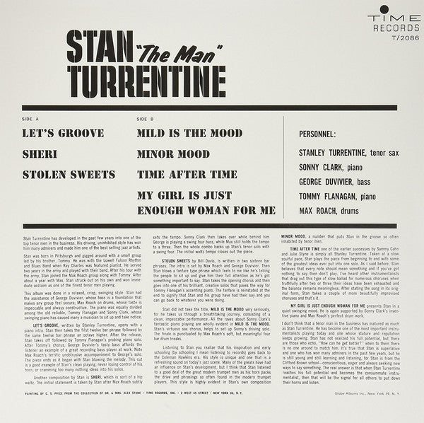 Stan Turrentine* : Stan "The Man" Turrentine (LP, Album, RE)