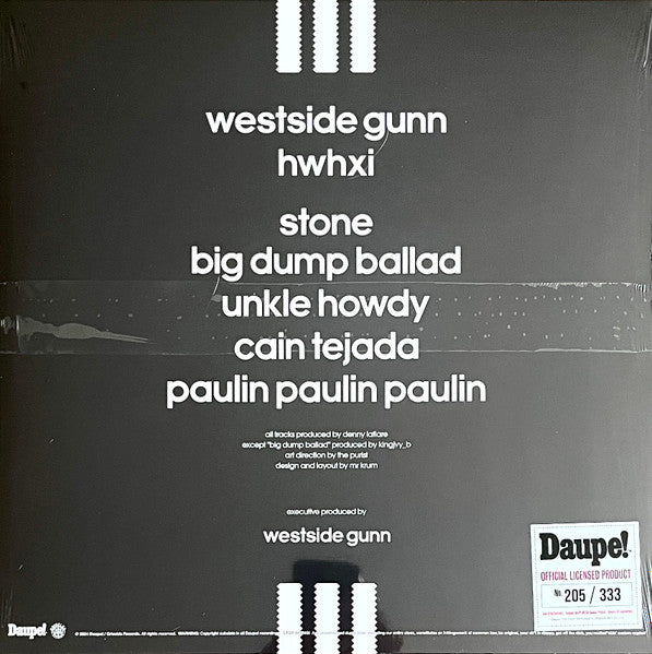 Westside Gunn* : HWHXI (LP, EP, Ltd, Num, Cov)